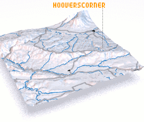 3d view of Hoovers Corner