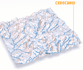 3d view of Cerocahuí