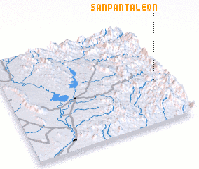 3d view of San Pantaleón