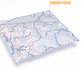 3d view of San Antonio