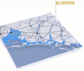 3d view of El Coyote