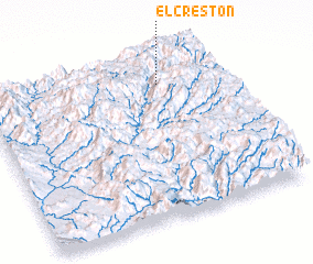 3d view of El Crestón