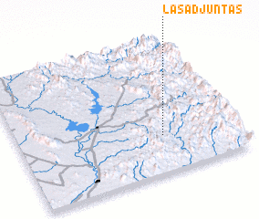 3d view of Las Adjuntas