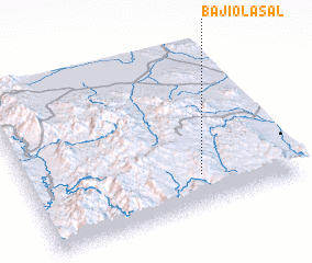 3d view of Bajío la Sal