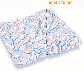 3d view of Los Plátanos