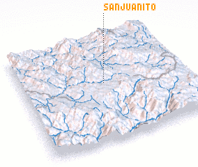 3d view of San Juanito