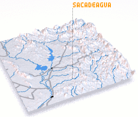 3d view of Saca de Agua