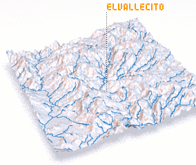 3d view of El Vallecito