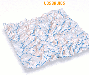 3d view of Los Bajíos