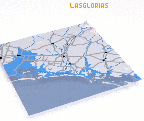 3d view of Las Glorias