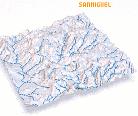 3d view of San Miguel