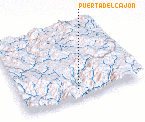 3d view of Puerta del Cajón