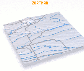 3d view of Zortman