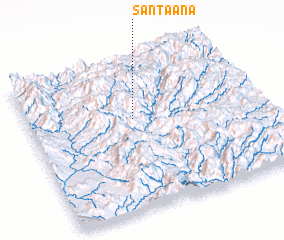 3d view of Santa Ana