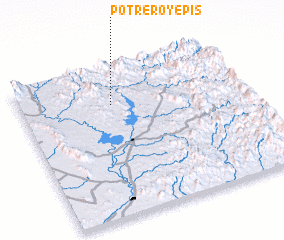 3d view of Potrero Yepis