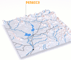 3d view of Peñasco