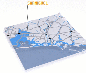 3d view of San Miguel