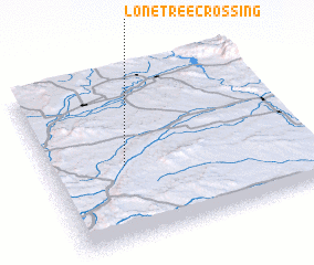 3d view of Lone Tree Crossing