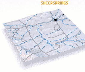 3d view of Sheep Springs