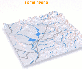 3d view of La Colorada