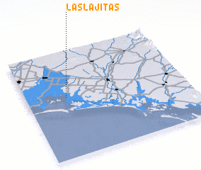 3d view of Las Lajitas