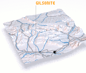 3d view of Gilsonite