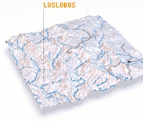 3d view of Los Lobos