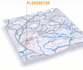 3d view of Pleasanton