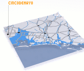 3d view of Cinco de Mayo