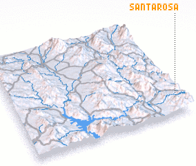 3d view of Santa Rosa