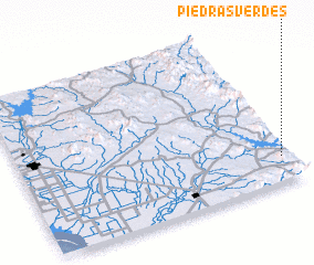 3d view of Piedras Verdes