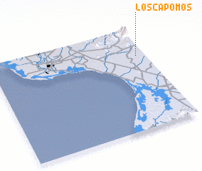 3d view of Los Capomos