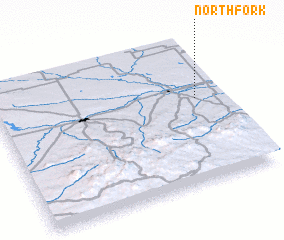 3d view of North Fork