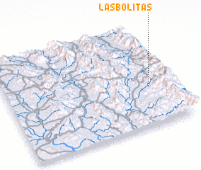 3d view of Las Bolitas