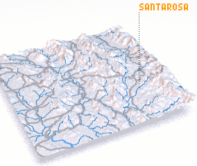 3d view of Santa Rosa