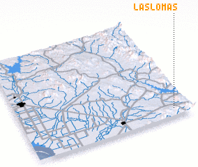 3d view of Las Lomas