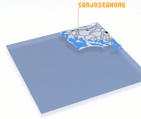 3d view of San José Ahome