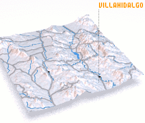 3d view of Villa Hidalgo