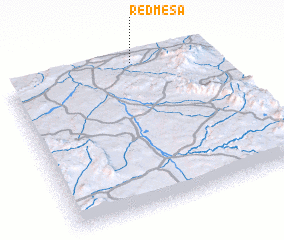 3d view of Red Mesa