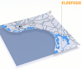 3d view of El Refugio