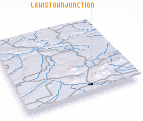 3d view of Lewistown Junction