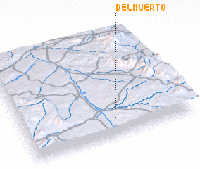 3d view of Del Muerto