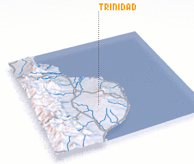 3d view of Trinidad