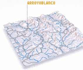 3d view of Arroyo Blanco