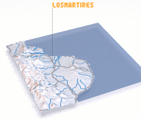 3d view of Los Mártires