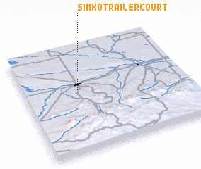3d view of Simko Trailer Court