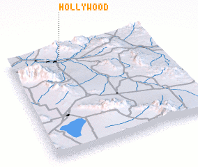 3d view of Hollywood