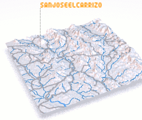 3d view of San José El Carrizo