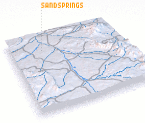 3d view of Sand Springs