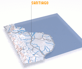 3d view of Santiago